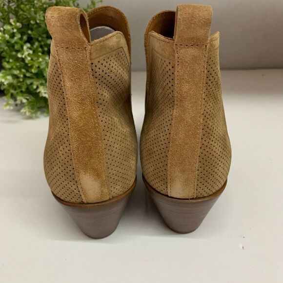 $350 Sigerson Morrison Belle Ankle Boot Terra Suede 37EU 7US - Picture 6 of 10